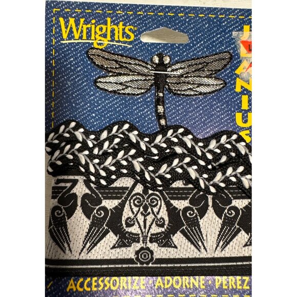 Wrights Jeanius Dragonfly Trim Set of 2 - Picture 2 of 8